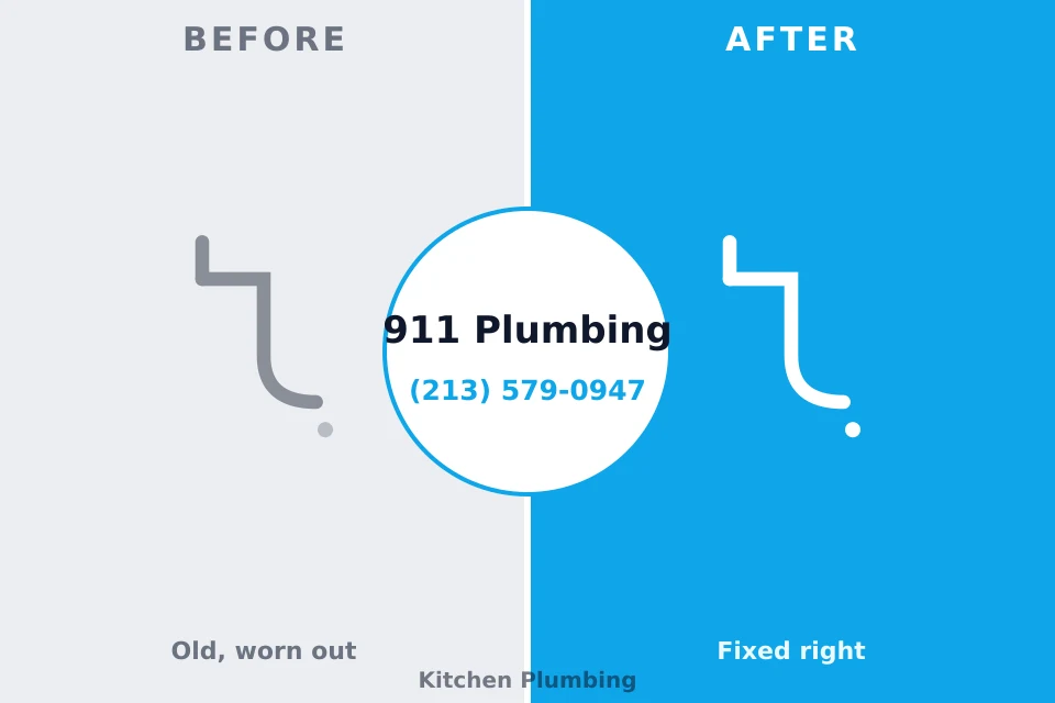 Before and after: plumbing company Breezy Point, MN